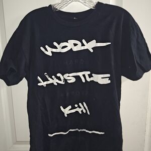 Used Flag Nor Fail x Rob Bailey Workout T-Shirt - Size Small - Rare Design